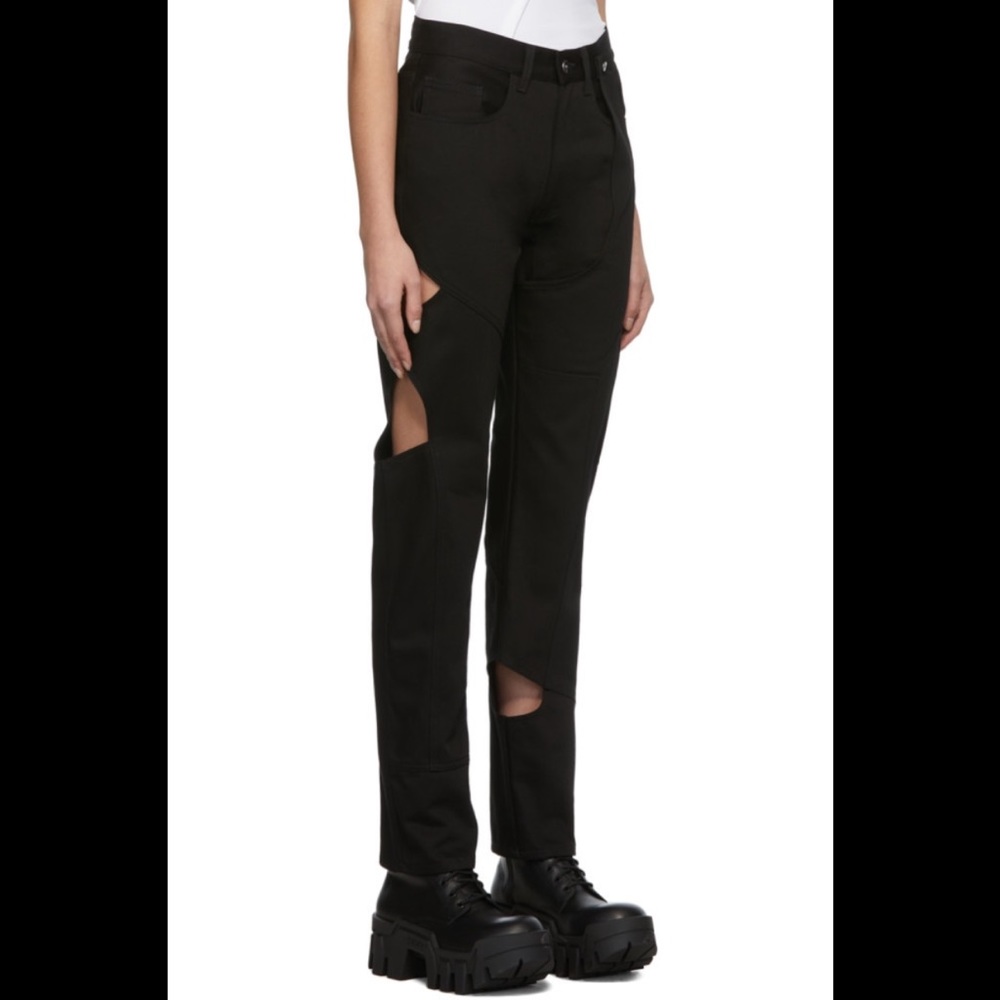 Heliot Emil black denim trousers